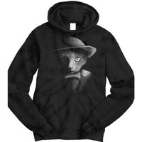 Dapper Cat Tie Dye Hoodie