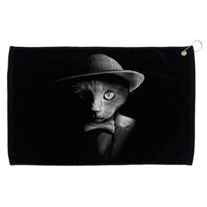 Dapper Cat Grommeted Golf Towel