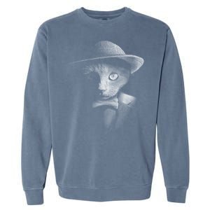 Dapper Cat Garment-Dyed Sweatshirt