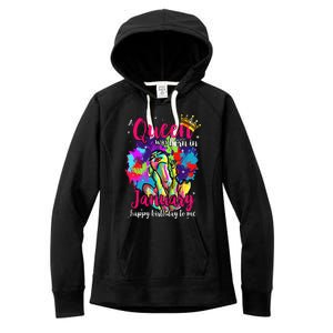 Dashiki A Queen Was Born In January Happy Birthday To Me Women's Fleece Hoodie