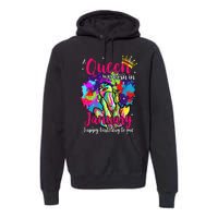 Dashiki A Queen Was Born In January Happy Birthday To Me Premium Hoodie