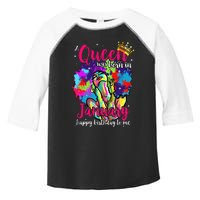 Dashiki A Queen Was Born In January Happy Birthday To Me Toddler Fine Jersey T-Shirt