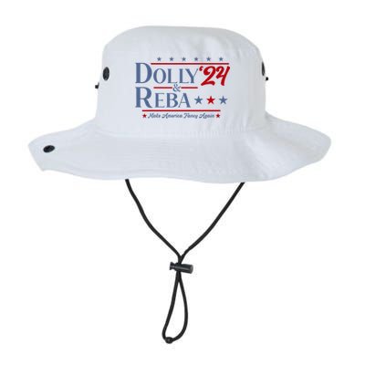 Dolly And Reba 2024 Make America Fancy Again Retro Legacy Cool Fit Booney Bucket Hat