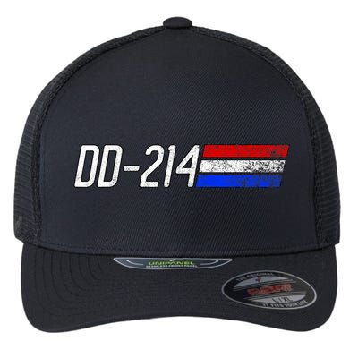 Dd214 Alumni Retired Military Veteran Dd 214 Alumni Flexfit Unipanel Trucker Cap