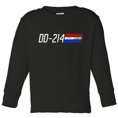 Dd214 Alumni Retired Military Veteran Dd 214 Alumni Toddler Long Sleeve Shirt