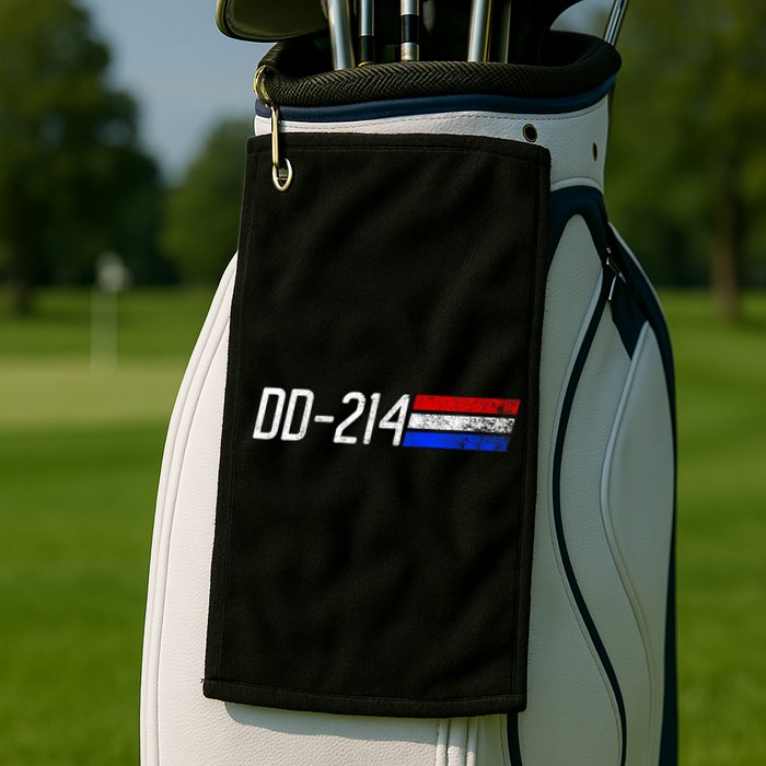 Dd214 Alumni Retired Military Veteran Dd 214 Alumni Golf Towel