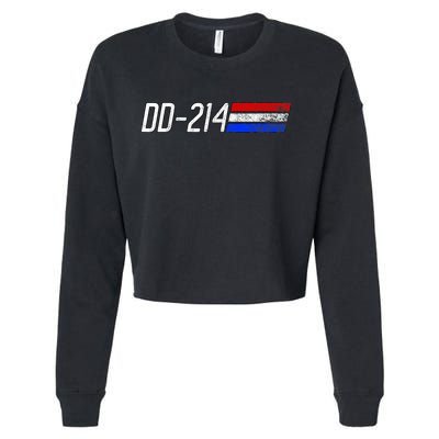 Dd214 Alumni Retired Military Veteran Dd 214 Alumni Cropped Pullover Crew