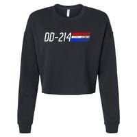 Dd214 Alumni Retired Military Veteran Dd 214 Alumni Cropped Pullover Crew