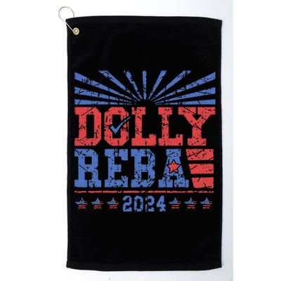 Dolly And Reba 2024 Make America Fancy Again  Platinum Collection Golf Towel