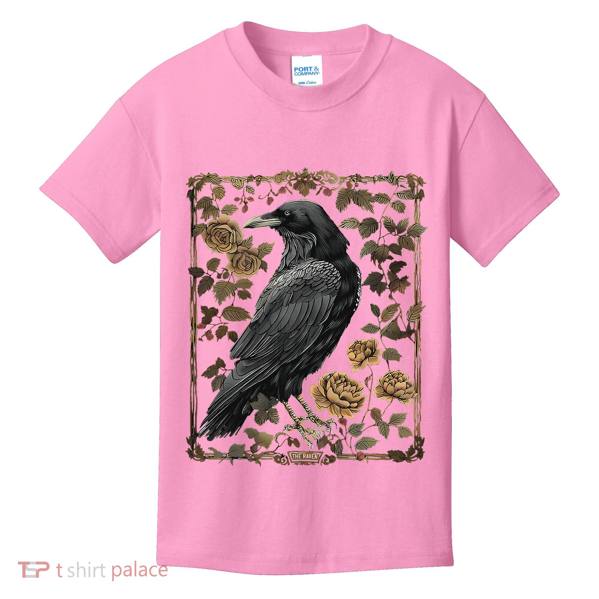 Dark Academia Raven Teacher Kids T-Shirt
