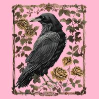 Dark Academia Raven Teacher Kids T-Shirt