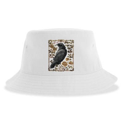 Dark Academia Raven Teacher Sustainable Bucket Hat
