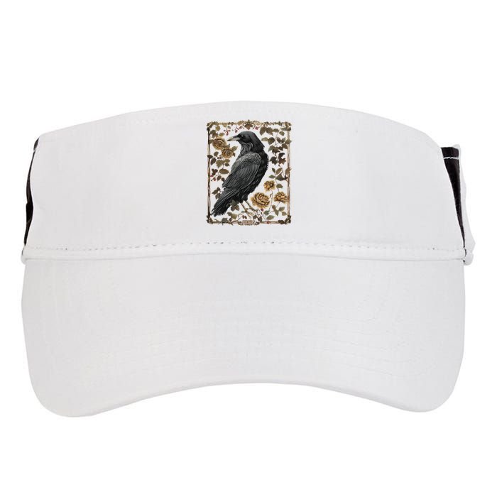 Dark Academia Raven Teacher Adult Drive Performance Visor