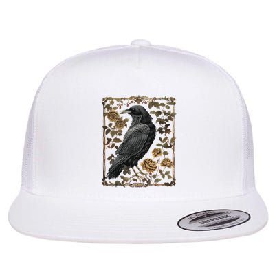 Dark Academia Raven Teacher Flatbill Hat