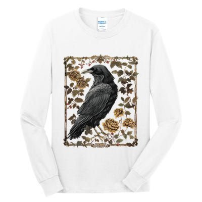 Dark Academia Raven Teacher Tall Long Sleeve T-Shirt