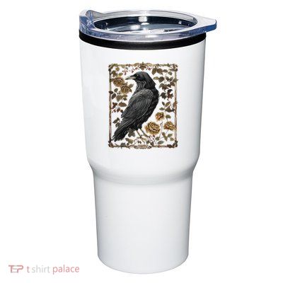Dark Academia Raven Teacher Tumbler