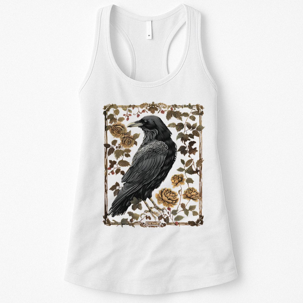 Dark Academia Raven Teacher Womens Tank Top