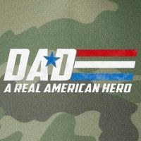 Dad A Real American Hero Legacy Tie Dye Trucker Hat