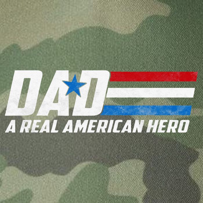 Dad A Real American Hero Legacy Tie Dye Trucker Hat