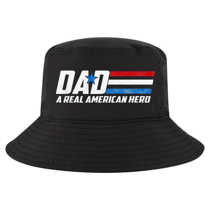Dad A Real American Hero Cool Comfort Performance Bucket Hat