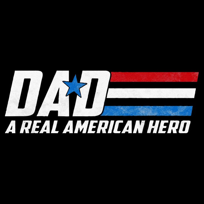 Dad A Real American Hero Full-Length Apron With Pockets