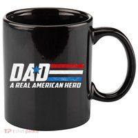 Dad A Real American Hero 11oz C Handle Ceramic Mug
