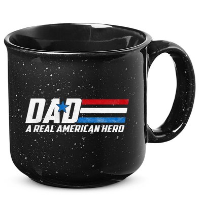 Dad A Real American Hero 15oz Campfire Ceramic Mug