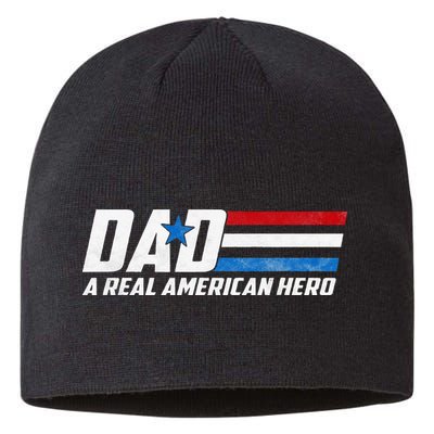 Dad A Real American Hero Sustainable Beanie
