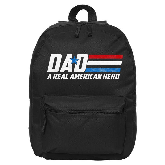 Dad A Real American Hero 16 in Basic Backpack
