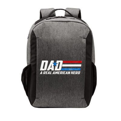 Dad A Real American Hero Vector Backpack