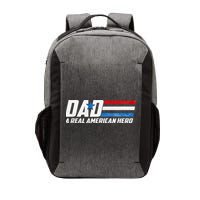 Dad A Real American Hero Vector Backpack