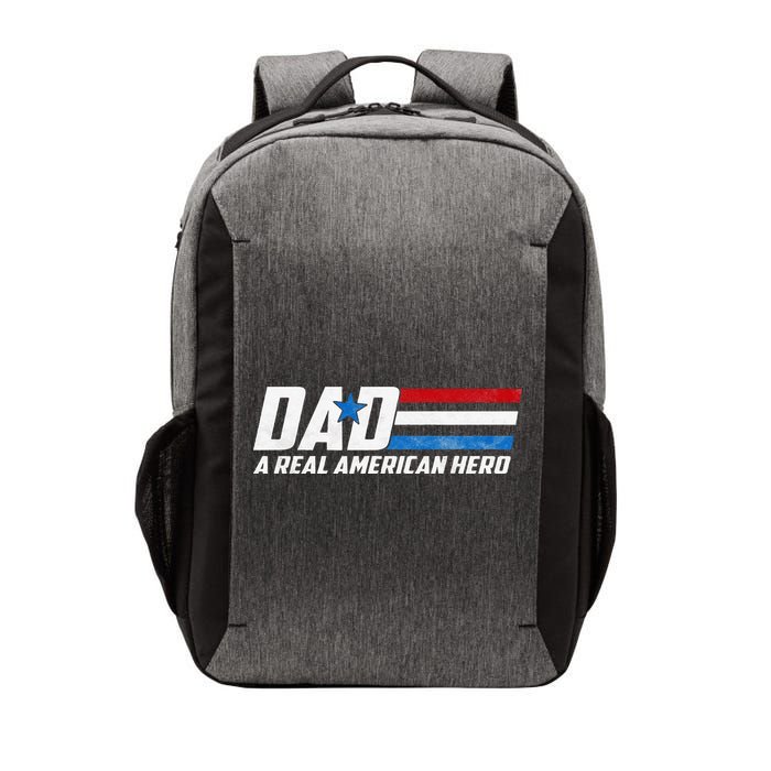 Dad A Real American Hero Vector Backpack