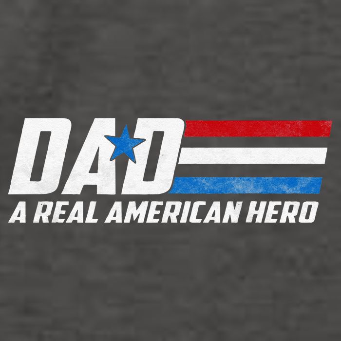 Dad A Real American Hero Vector Backpack