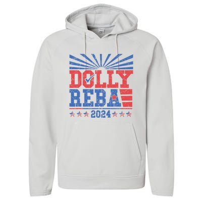 Dolly And Reba 2024 Performance Fleece Hoodie