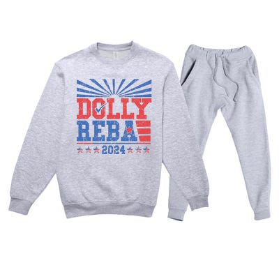 Dolly And Reba 2024 Premium Crewneck Sweatsuit Set