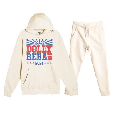 Dolly And Reba 2024 Premium Hooded Sweatsuit Set