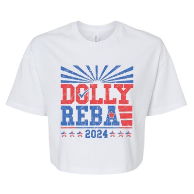 Dolly And Reba 2024 Bella+Canvas Jersey Crop Tee