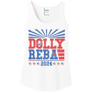 Dolly And Reba 2024 Ladies Essential Tank