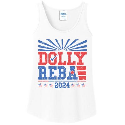 Dolly And Reba 2024 Ladies Essential Tank