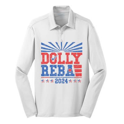 Dolly And Reba 2024 Silk Touch Performance Long Sleeve Polo