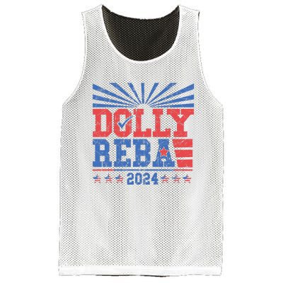 Dolly And Reba 2024 Mesh Reversible Basketball Jersey Tank