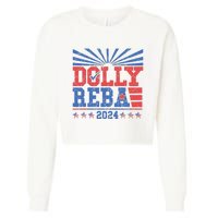 Dolly And Reba 2024 Cropped Pullover Crew