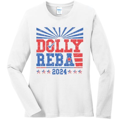 Dolly And Reba 2024 Ladies Long Sleeve Shirt