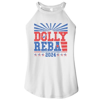 Dolly And Reba 2024 Women's Perfect Tri Rocker Tank