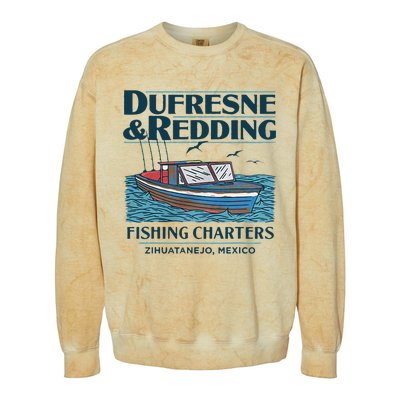 Dufresne And Redding Fishing Charters Colorblast Crewneck Sweatshirt