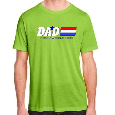 Dad A Real American Hero Adult ChromaSoft Performance T-Shirt