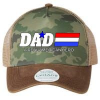 Dad A Real American Hero Legacy Tie Dye Trucker Hat