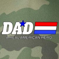 Dad A Real American Hero Legacy Tie Dye Trucker Hat