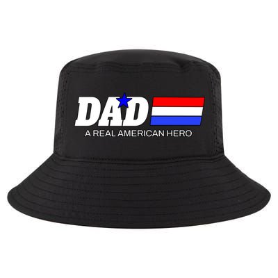 Dad A Real American Hero Cool Comfort Performance Bucket Hat