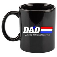 Dad A Real American Hero 11oz C Handle Ceramic Mug
